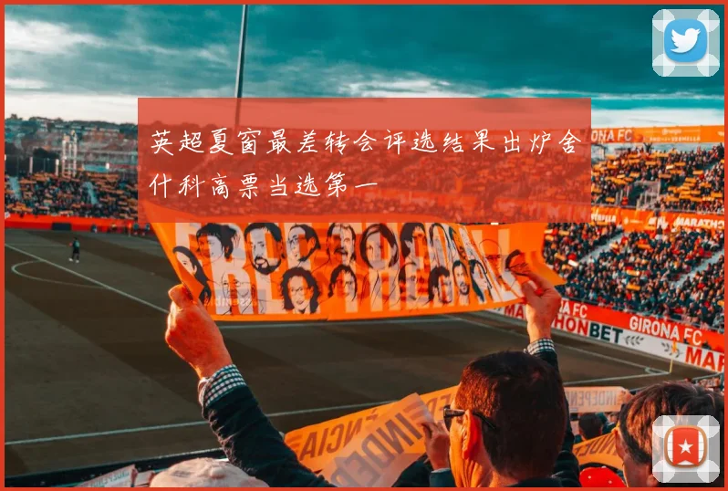 英超夏窗最差转会评选结果出炉舍什科高票当选第一